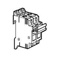 Выключатель-разъединитель SP 38 - 1П+нейтраль - 2 модуля - для промышленных предохранителей 10х38 | код 021402 |  Legrand